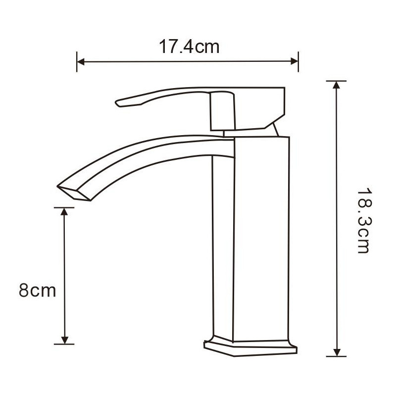 Mexen Libra baterie chiuvetă, neagră - 745100-70
