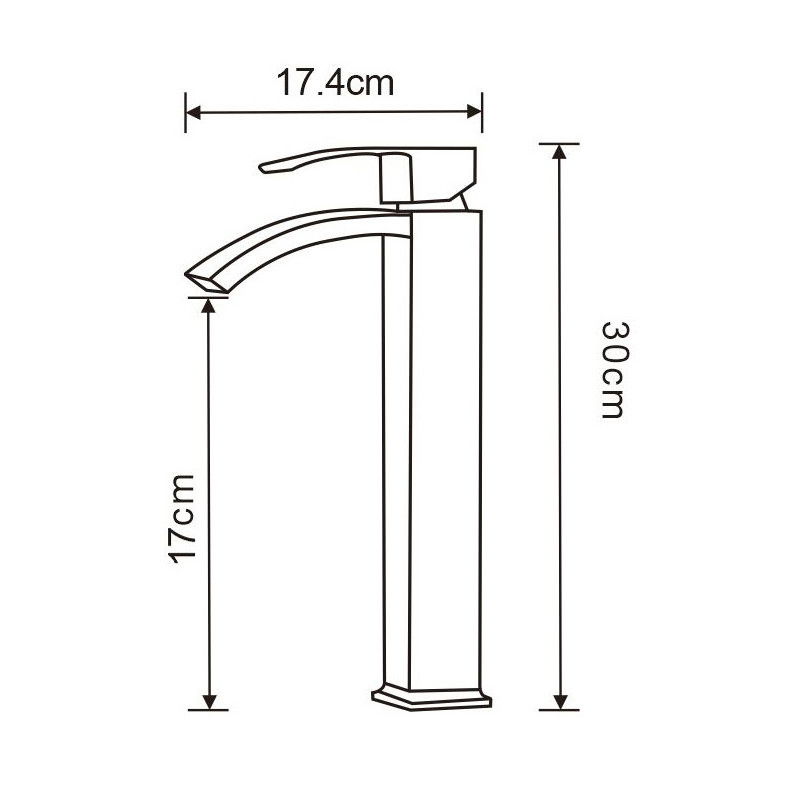 Mexen Libra magas mosdó csaptelep, króm - 745110-00