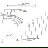 Mexen Libra R45 set cadă, Crom - 745103R45-00
