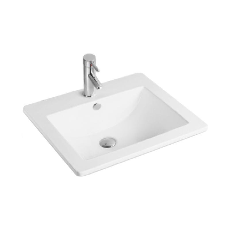Mexen Lora chiuvetă încastrată în blat 53 x 46 cm, albă - 25365300