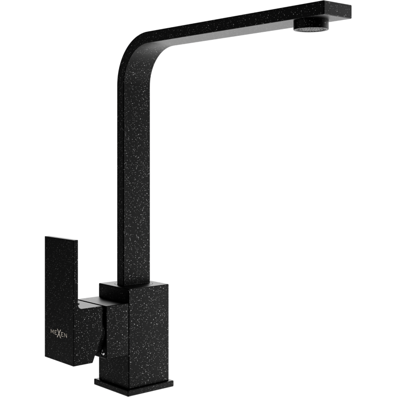 Mexen Rita baterie de bucătărie, negru cu pete - 670300-76