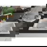 Mexen Mario 2-medencés gránit mosogató konyhai csapteleppel Duero, Fehér - 6504-20-671600-00