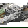 Mexen Mario Chiuvetă de granit cu 2 compartimente și baterie de bucătărie Duero, gri - 6504-71-671600-00