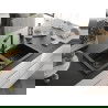 Mexen Mario Chiuvetă de granit cu 2 compartimente și baterie de bucătărie Duero, Neagră/Auriu metalic - 6504-75-671600-70-B
