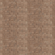 Mexen Riga Lyon Brown mázas rektifikált gres, fa hatású fali csempe 120 x 30 cm, matt - TL713-120-030-51