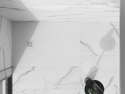 Mexen Stone+ mască pentru cădița de duș, Albă - 44910020