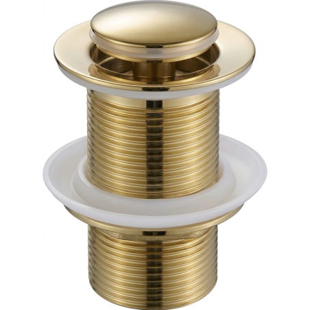 Mexen briquetă clic-clac mică rotundă, aurie - 79915-50