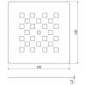 Mexen Stone+ mască pentru cădița de duș, Albă - 44910020