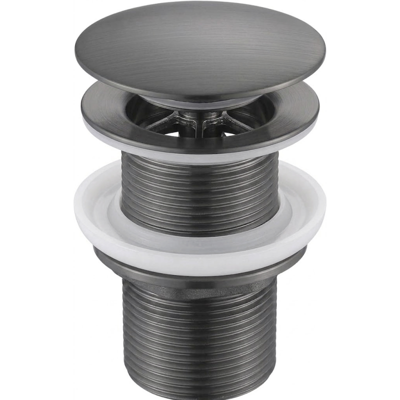 Mexen dop clic-clac rotund, gri armată periat - 79910-66