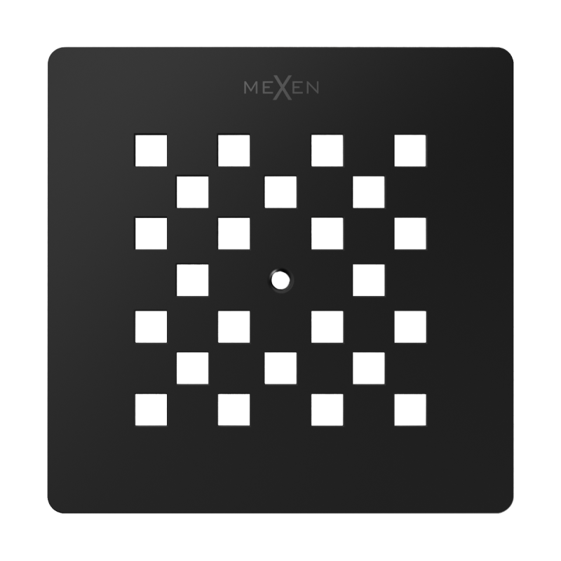Mexen Stone+ mască pentru cadă de duș, neagră - 44910070