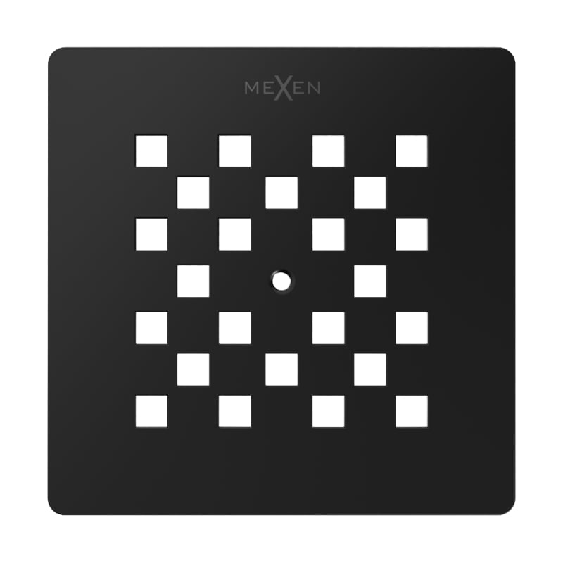 Mexen Stone+ zuhanytálca burkolat, fekete - 44910070