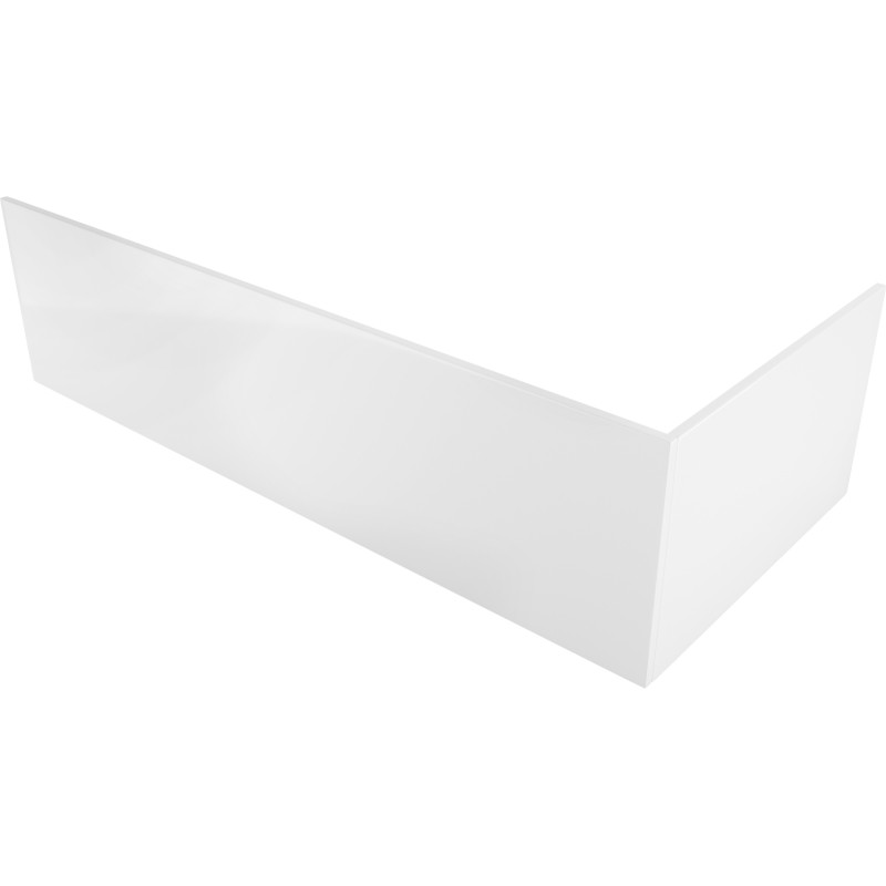 Mexen Uni téglalap alakú fürdőkád burkolat 170x75 cm, fehér - 55099-17075