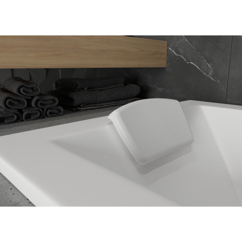 Mexen M08 fürdőkád fejtámla, fehér - 55008-00