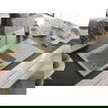 Mexen Matias Chiuvetă de granit de 1,5 compartiment cu picurător și baterie de bucătărie Duero, Bej - 6502-69-671600-50