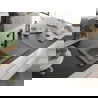 Mexen Pablo chiuvetă de granit cu un compartiment, cu picurător și baterie de bucătărie Duero, gri - 6510-71-671600-70
