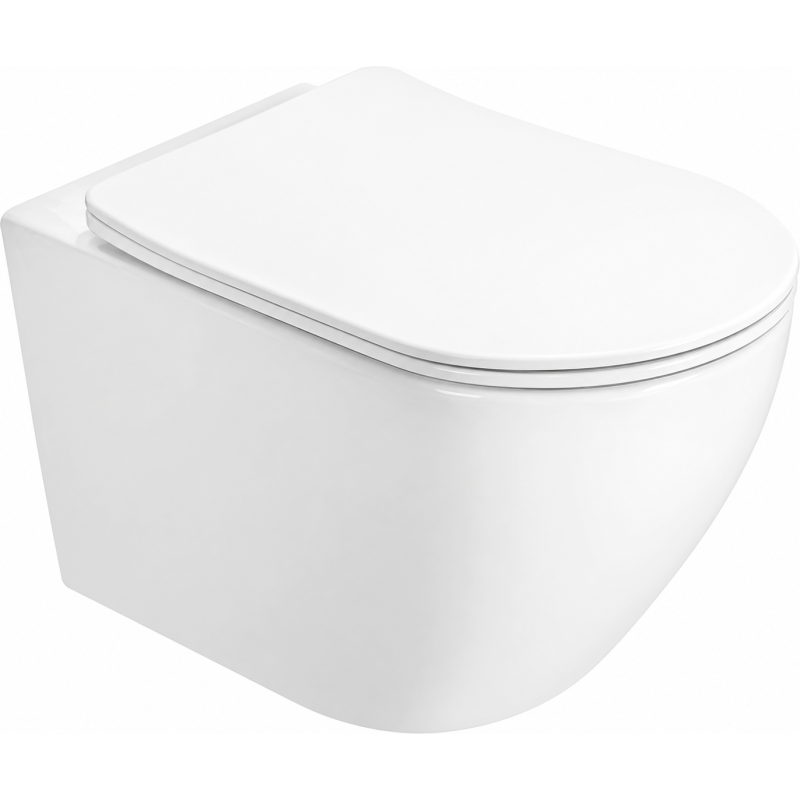 Mexen Lena 2.0 vas wc Rimless cu capac închidere lentă slim, duroplast, alb lucios - 3022L4000