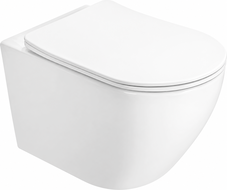 Mexen Lena 2.0 vas wc Rimless Tornado cu capac cu coborâre lentă slim, duroplast, alb lucios - 3022L4000T