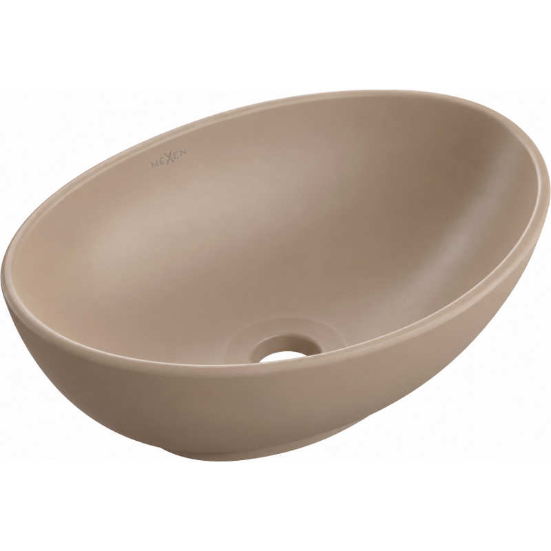Mexen Elza chiuvetă pe blat 40 x 33 cm, cappuccino mat - 21014064