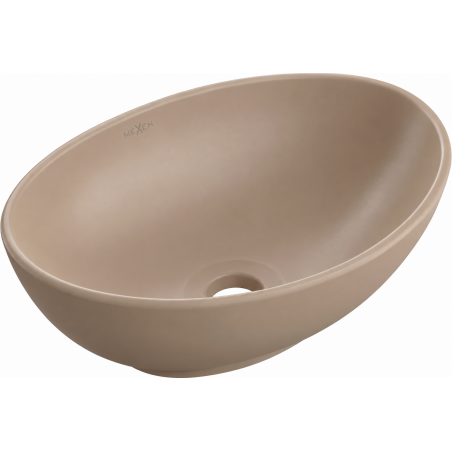 Mexen Elza 40 x 33 cm-es munkalapra szerelhető mosdó, cappuccino matt - 21014064