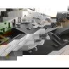 Mexen Tomas Chiuvetă de granit cu 2 compartimente și baterie de bucătărie Duero, Neagră/Argintiu metalic - 6516-73-671600-70