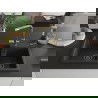 Mexen Tomas Chiuvetă de granit cu 2 compartimente și baterie de bucătărie Duero, Neagră/Auriu metalic - 6516-75-671600-50-B