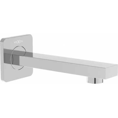 Mexen Cube, robinet de cadă montat pe perete, crom - 79370-00
