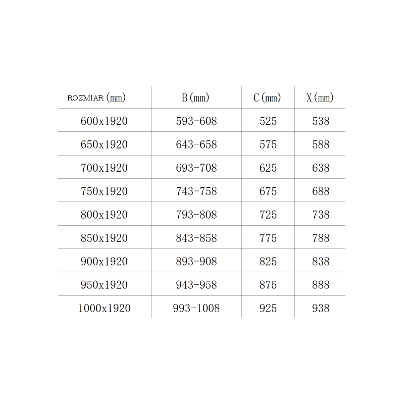 Mexen Pretoria ușă de duș cu deschidere pivotantă 80 cm, transparentă, neagră - 852-080-000-70-00