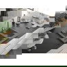 Mexen Carlos chiuvetă de granit cu 1,5 compartiment și baterie de bucătărie Telma, gri - 6518-71-670200-00