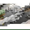 Mexen Kevin chiuvetă de granit cu un compartiment, cu picurător și baterie de bucătărie Telma, gri - 6517-71-670200-71