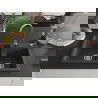 Mexen Tomas Chiuvetă de granit cu 2 compartimente 800 x 500 mm, Neagră picățele, sifon Crom - 6516802000-76