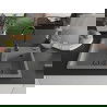 Mexen Tomas Chiuvetă de granit cu 2 compartimente 800 x 500 mm, gri, sifon Neagră - 6516802000-71-B