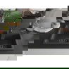 Mexen Tomas Chiuvetă de granit cu 2 compartimente 800 x 500 mm, Neagră picățele, sifon Neagră - 6516802000-76-B