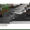 Mexen Kevin chiuvetă din granit cu 1 compartiment cu picurător 586 x 458 mm, Neagră, sifon Neagră - 6517581005-77-B