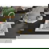 Mexen Carlos chiuvetă de granit cu 1,5 compartiment 582 x 475 mm, Albă, sifon Auriu - 6518581500-20-G