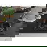 Mexen Carlos chiuvetă de granit cu 1,5 compartiment 582 x 475 mm, Neagră, sifon Neagră - 6518581500-77-B