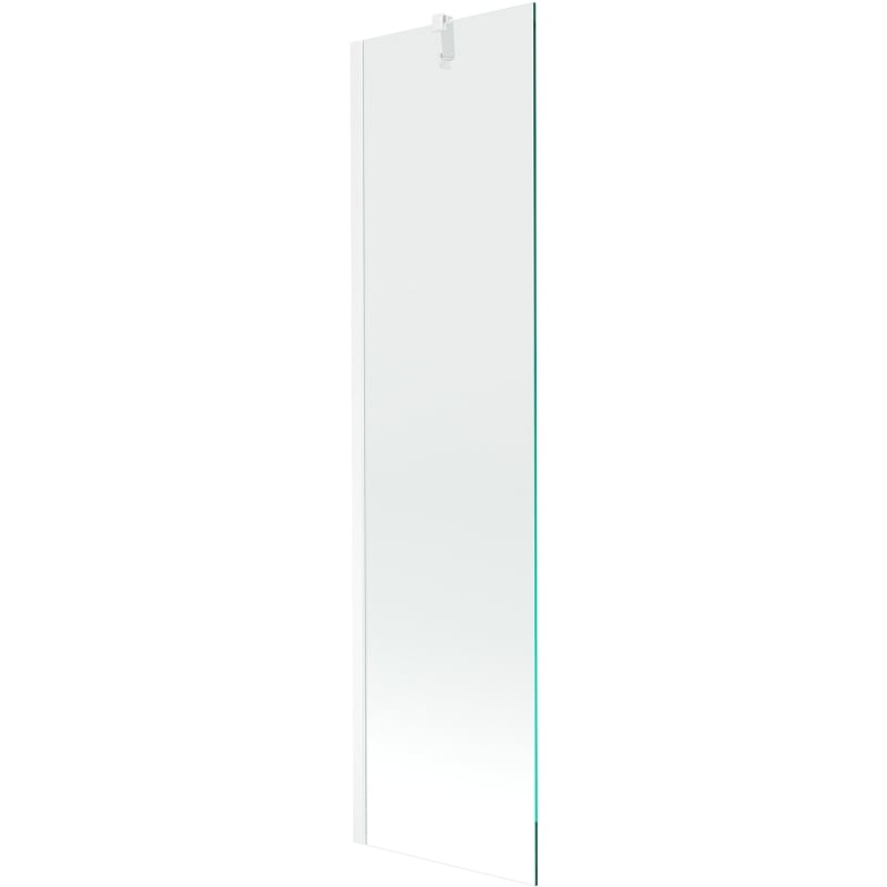 Mexen Next egyajtós fürdőkádparaván 50 x 150 cm, átlátszó, fehér - 895-050-000-00-00-20