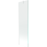 Mexen Next paravan de cadă cu 1 panou 50 x 150 cm, transparent, alb - 895-050-000-00-00-20