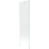 Mexen Next paravan pentru cadă cu 1 panou 50 x 150 cm, transparent, alb - 895-050-000-00-00-20