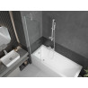 Mexen Next paravan de baie cu un singur panou 50 x 150 cm, transparent, alb - 895-050-000-00-00-20