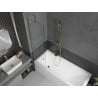 Mexen Next paravan de cadă cu 1 aripă 50 x 150 cm, transparent, auriu - 895-050-000-00-00-50