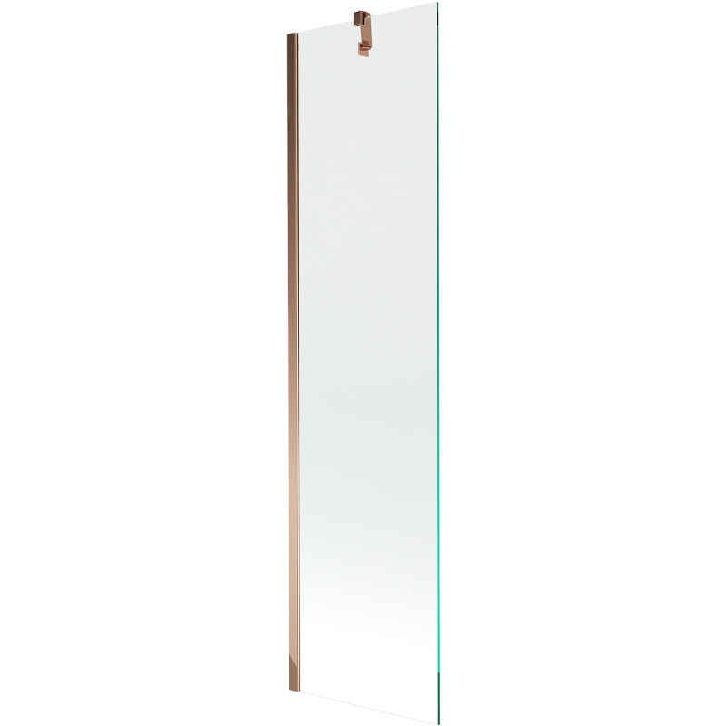 Mexen Next paravan cadă cu un panou 50 x 150 cm, transparent, aur roz - 895-050-000-00-00-60