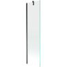 Mexen Next perete de cadă cu un singur panou 50 x 150 cm, transparent, negru - 895-050-000-00-00-70
