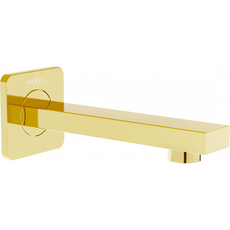 Mexen Cube baterie cadă de perete, aurie - 79370-50