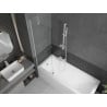 Mexen Next paravan de cadă cu 1 canat 60 x 150 cm, transparent, alb - 895-060-000-00-00-20