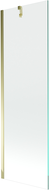 Mexen Next paravan de baie cu un singur panou 60 x 150 cm, transparent, auriu - 895-060-000-00-00-50