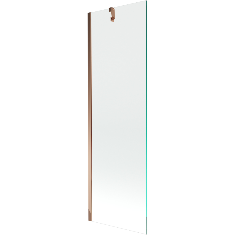 Mexen Next paravan de baie cu 1 canat 60 x 150 cm, transparent, aur roz - 895-060-000-00-00-60