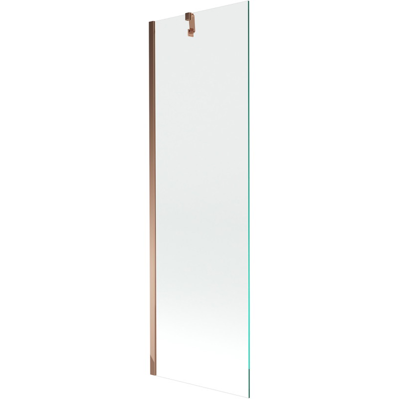 Mexen Next perete despărțitor de cadă cu 1-aripă 60 x 150 cm, transparent, aur roz - 895-060-000-00-00-60