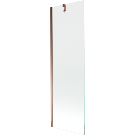 Mexen Next paravan de baie cu 1 canat 60 x 150 cm, transparent, aur roz - 895-060-000-00-00-60