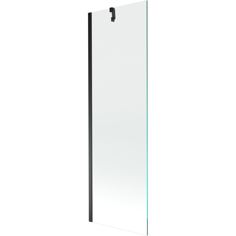 Mexen Next 1-szárnyú, 60 x 150 cm-es kádparaván, átlátszó, fekete - 895-060-000-00-00-70