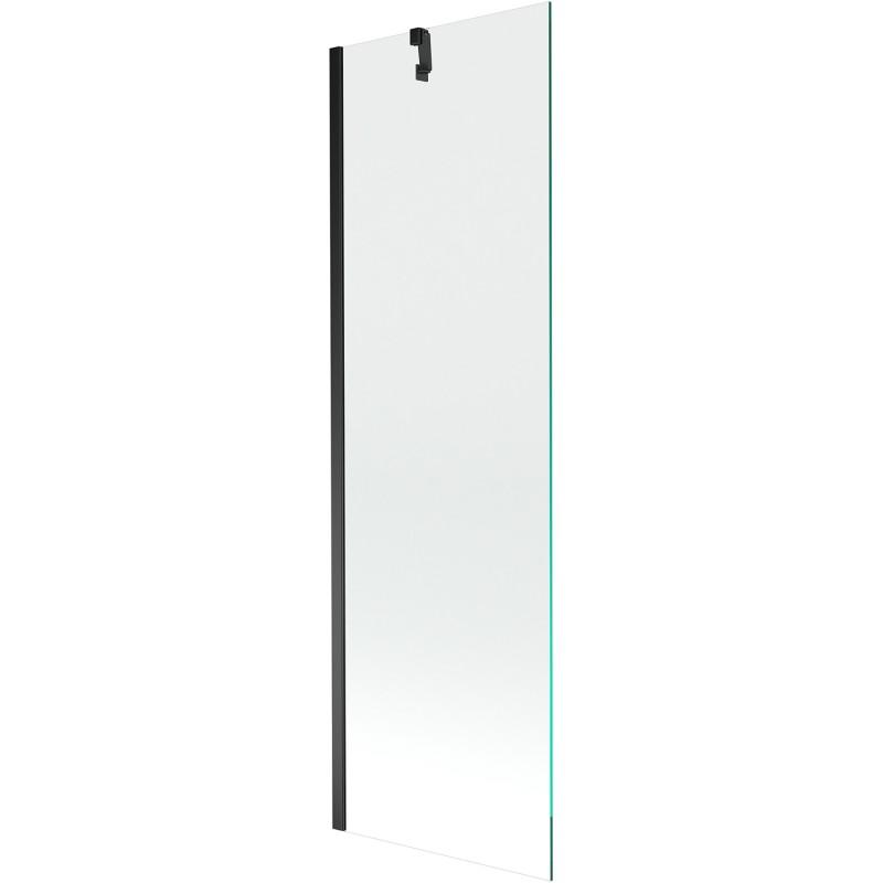 Mexen Next 1-szárnyú kádparaván 60 x 150 cm, átlátszó, fekete - 895-060-000-00-00-70